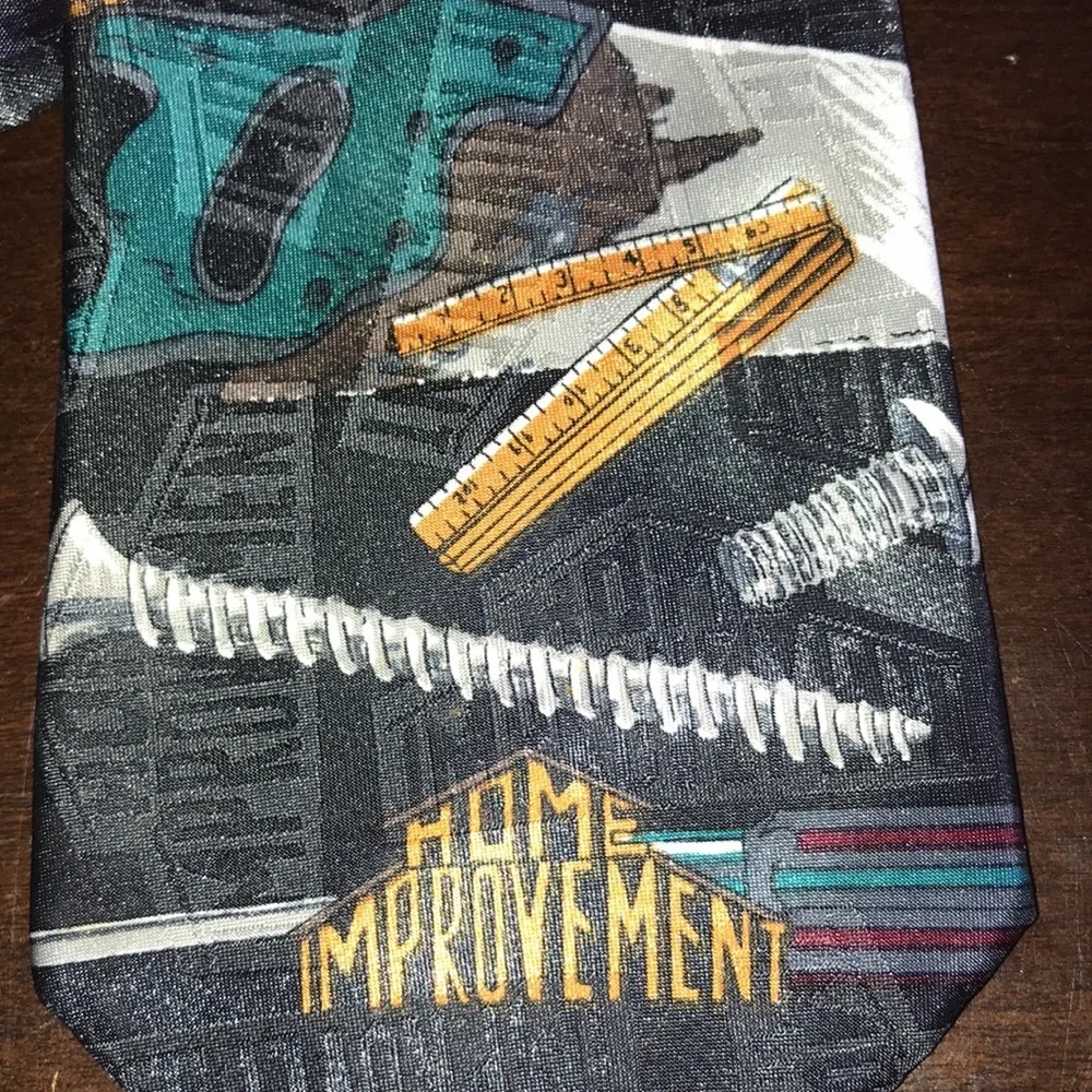 Vintage Tim the Toolman Taylor Home Improvement TV Show Tool Time Men’s Tie